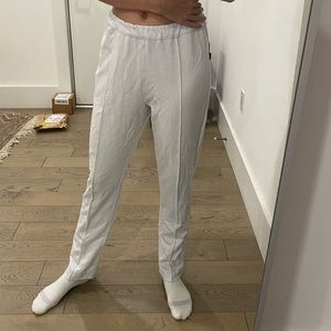 White comfortable pants